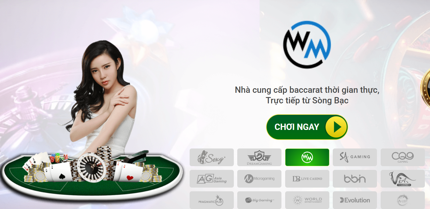 Khám phá sân chơi cá cược WM Casino